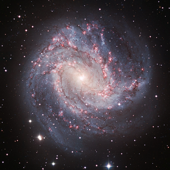 Barred spiral galaxy