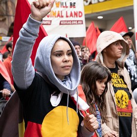 Aboriginal deaths in custody protesters