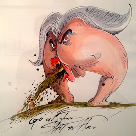 Judge cartoon by Gerald Scarfe